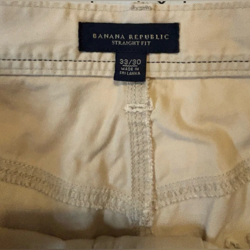 Banana Republic Men’s Size 33/30 Tan‎ Straight Fit Jeans